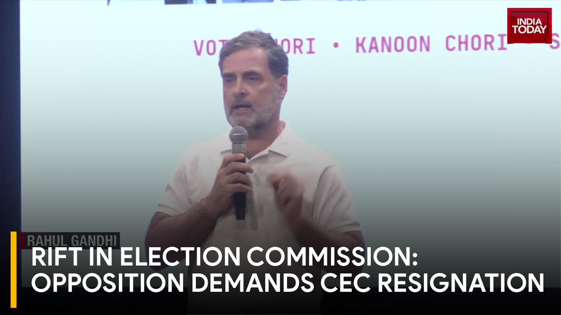 Election Commission rift sparks political storm as opposition demands ...