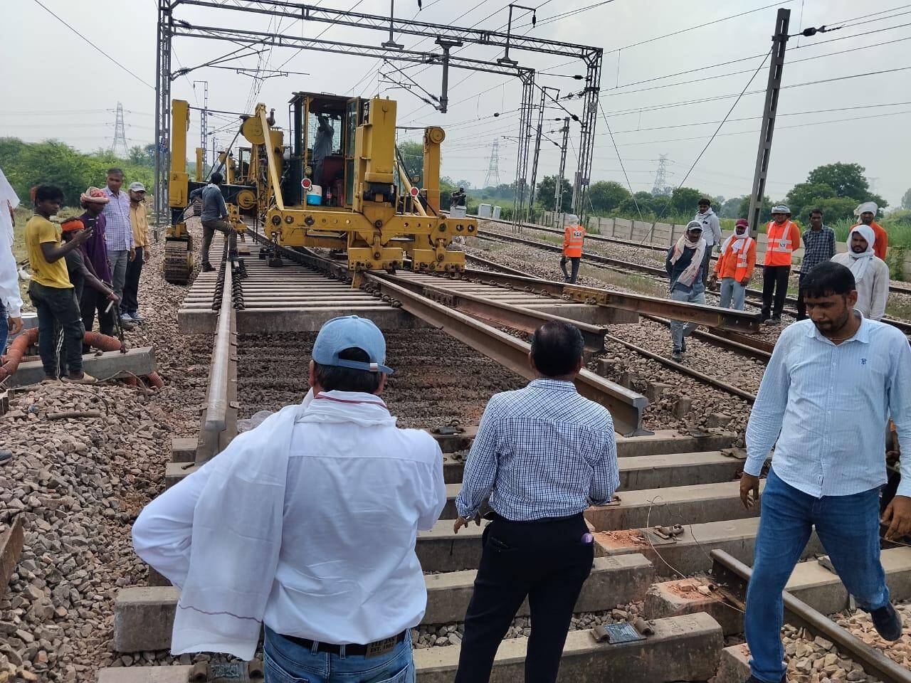 NCR fixes track defect in Mathura section