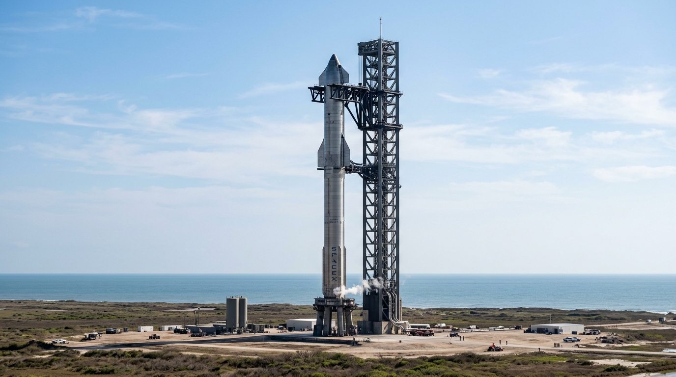 Booster 14’s Engine Relight and Post-Catch Wobble Tested Starship Reuse