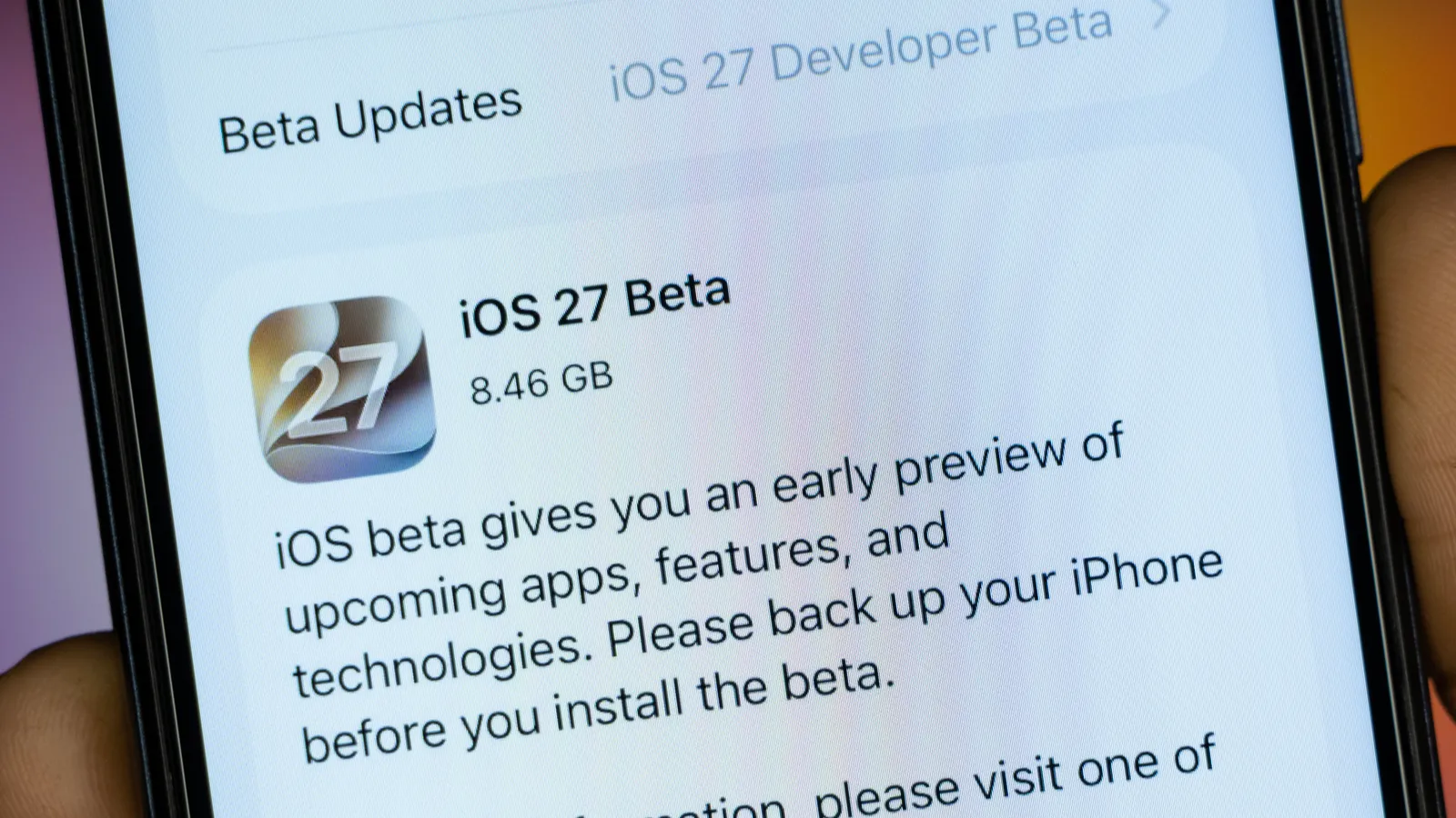 Apple bypasses iOS 27.1 entirely, moving straight to a 27.2 beta packed ...