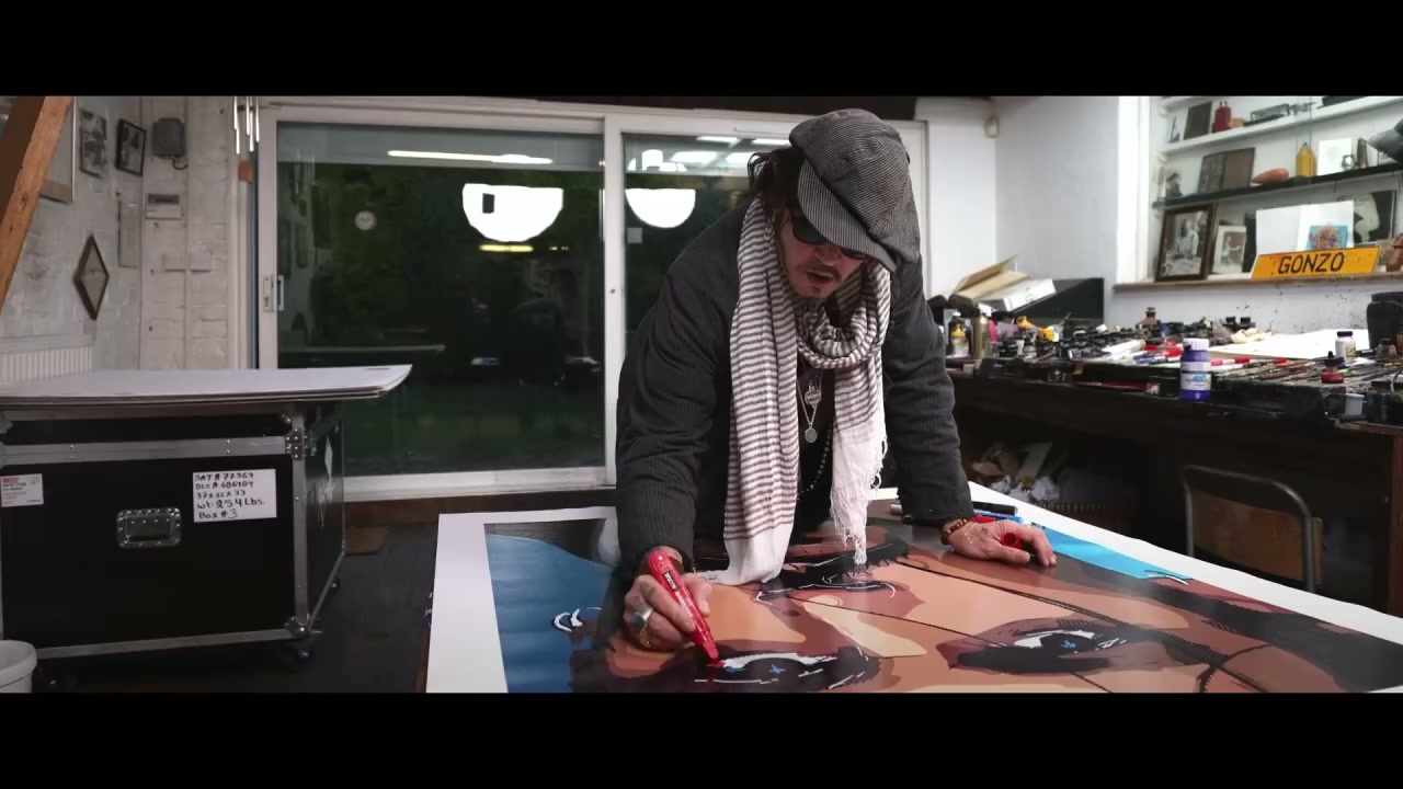 Watch: Johnny Depp explains meaning behind deeply personal self-portrait