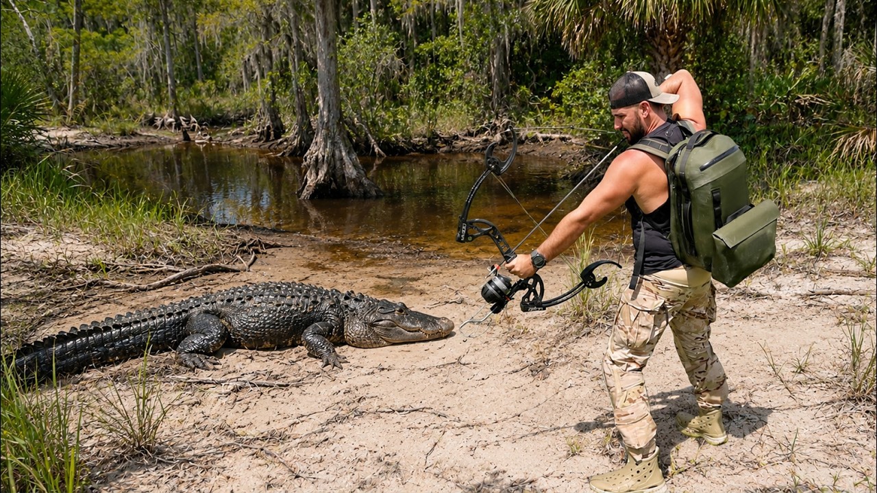 Largest alligator we've ever seen