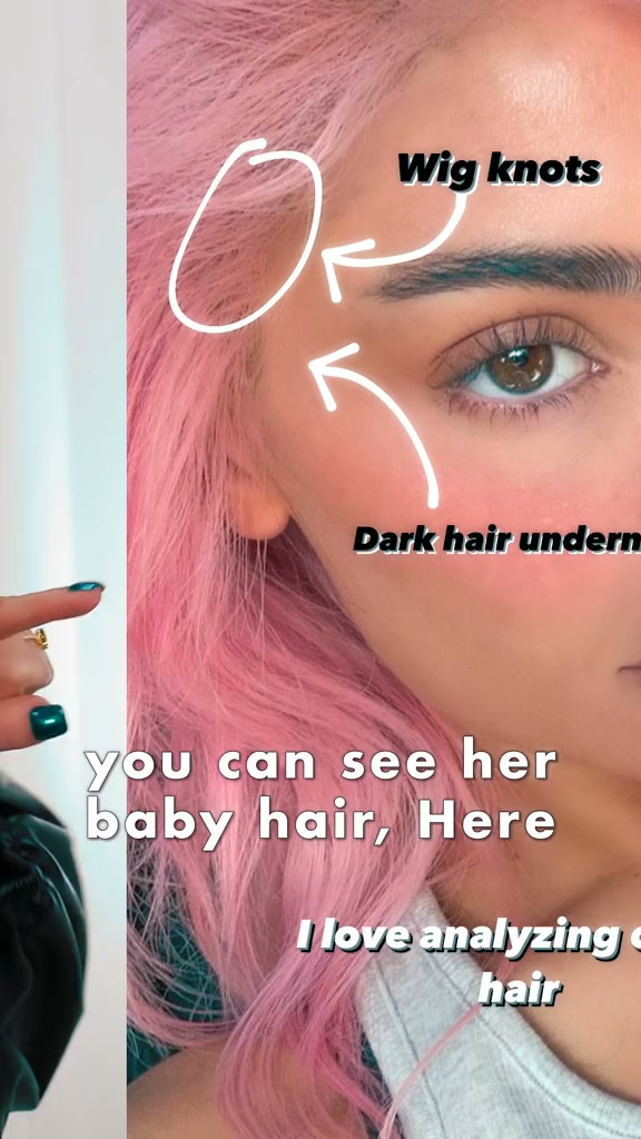Recreating Kylie Jenners pink hair with an easy wig dye hack