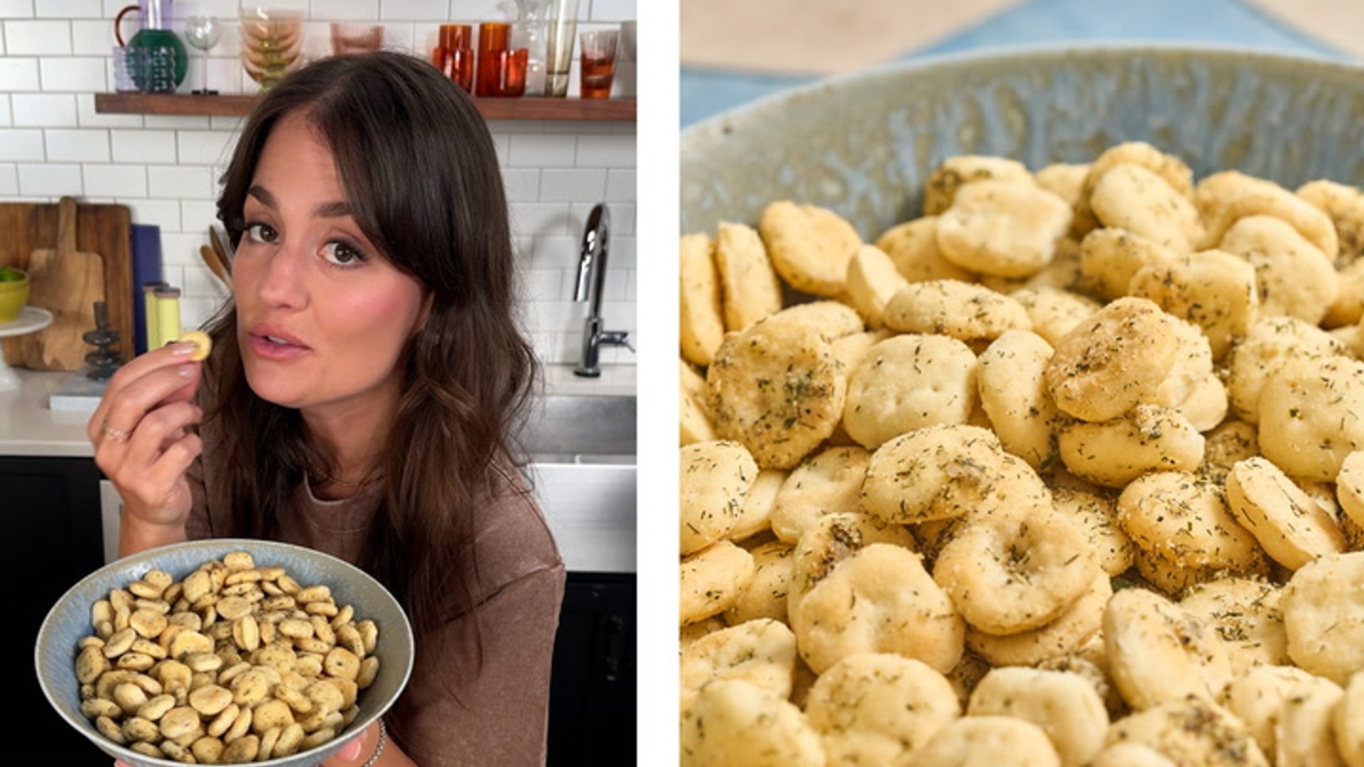 How to make ranch oyster crackers