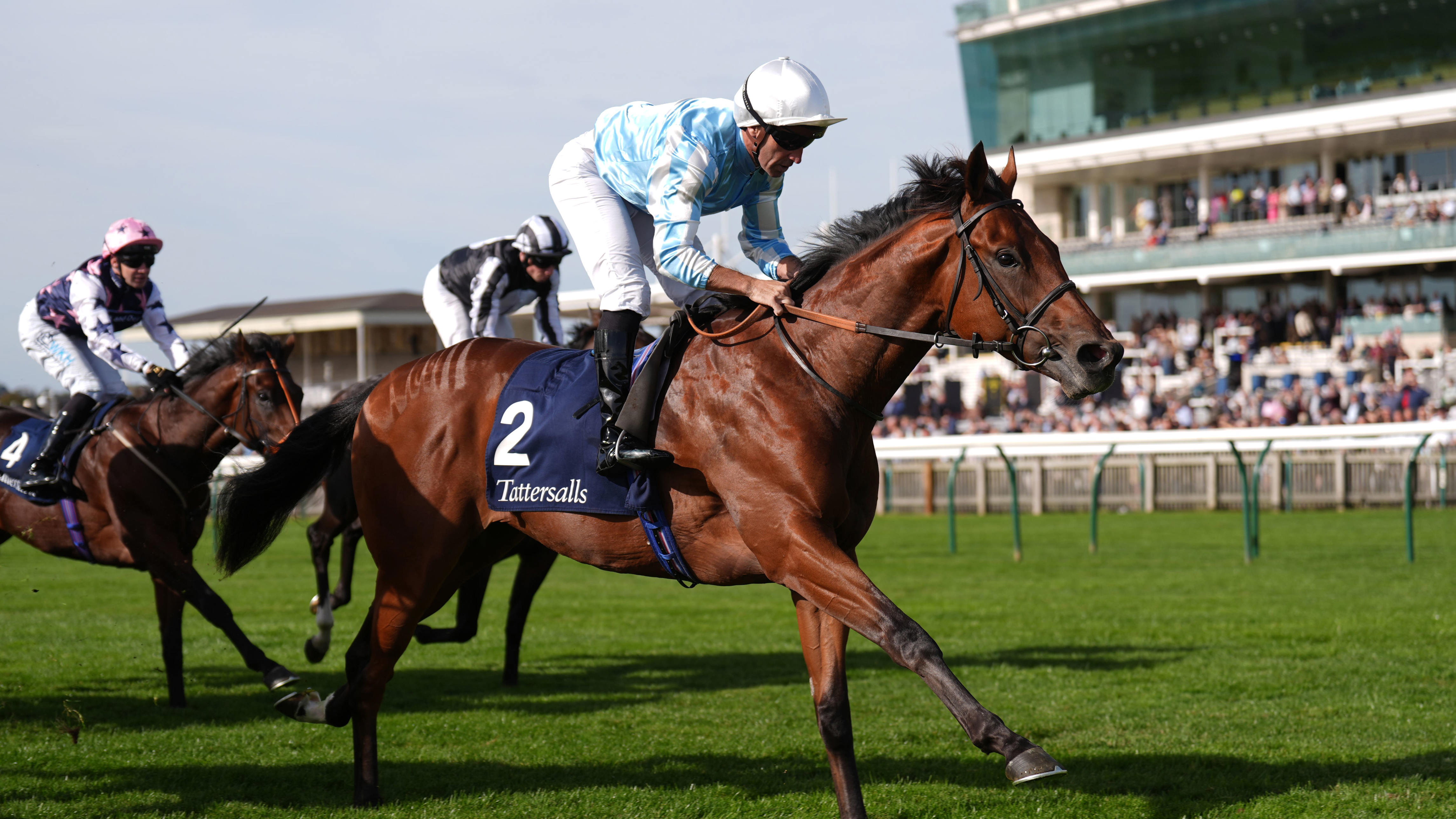 Fuel The Jet takes off to give Tom Clover big-race glory at Newmarket