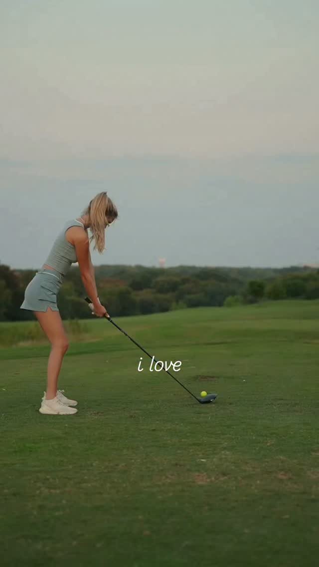 A simple love for golf