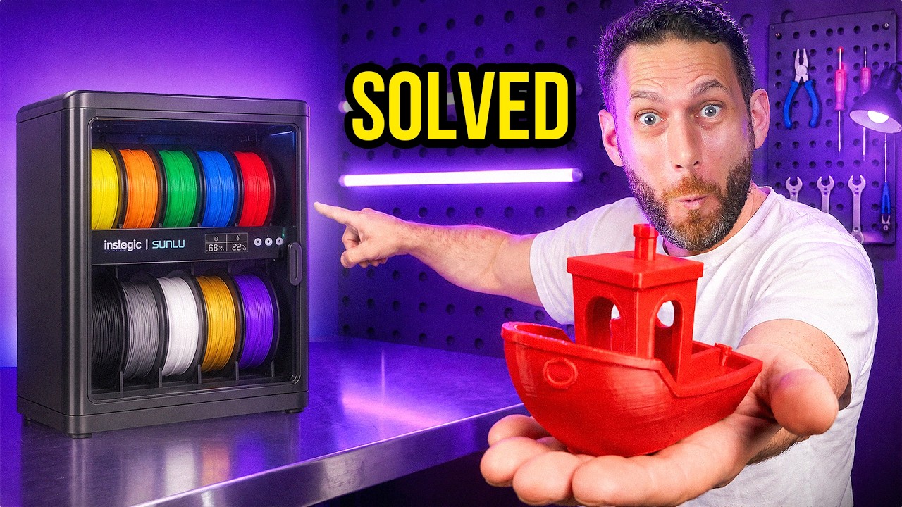 This product solves two major 3D printing problems