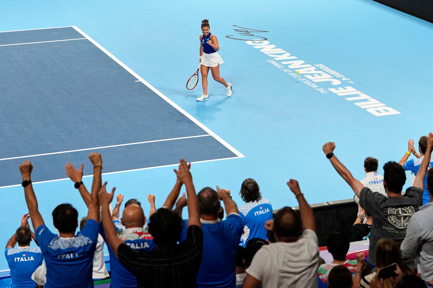 Italy recovers to beat host China 2-1 and reach another Billie Jean ...