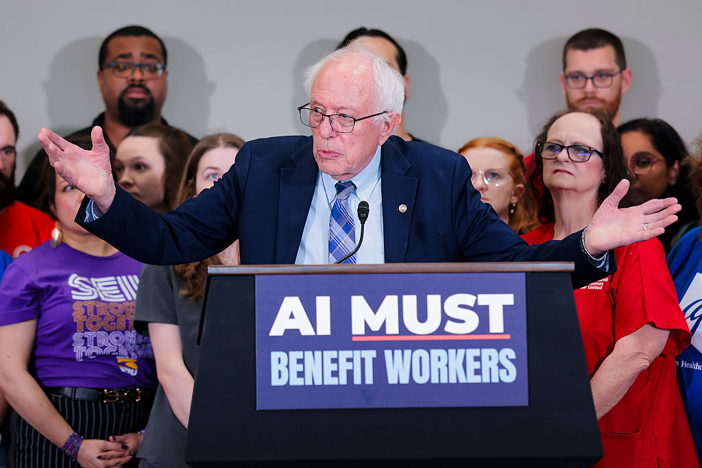Bernie Sanders moves to ban AI superintelligence. His new bill would ...