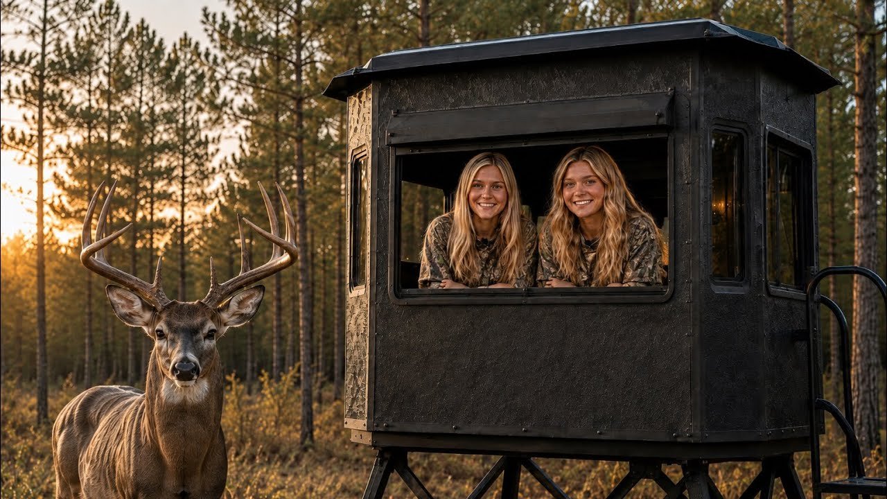 Building a deer blind from scratch