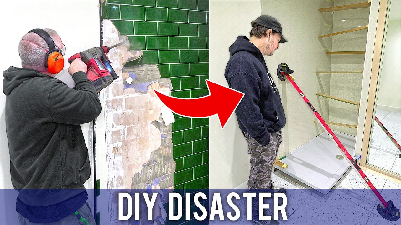 We made a huge mistake fixing the shower