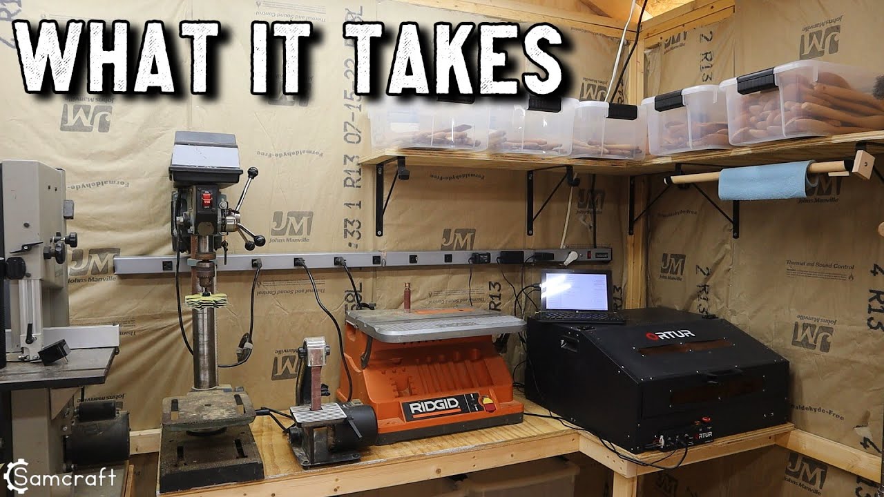 Building a new laser engraving setup + all the tools I use!