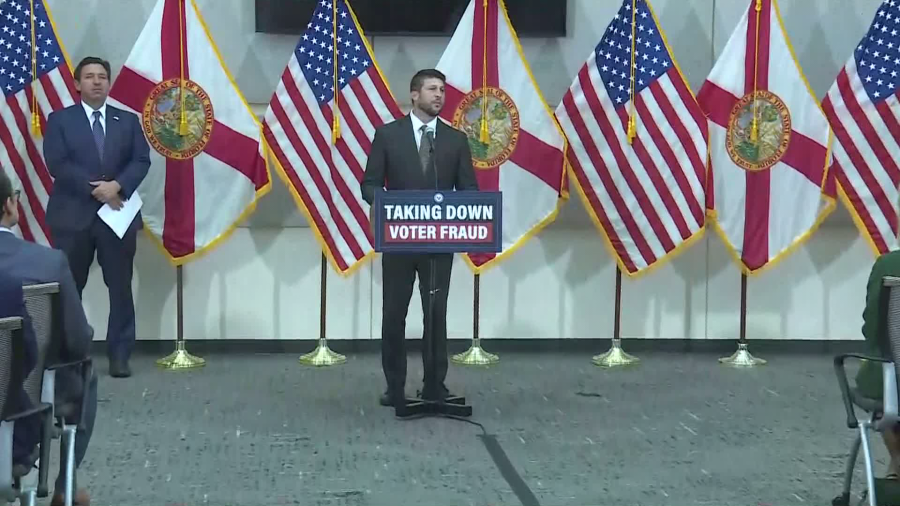 DeSantis, Uthmeier announce 20 arrests in voter fraud operation