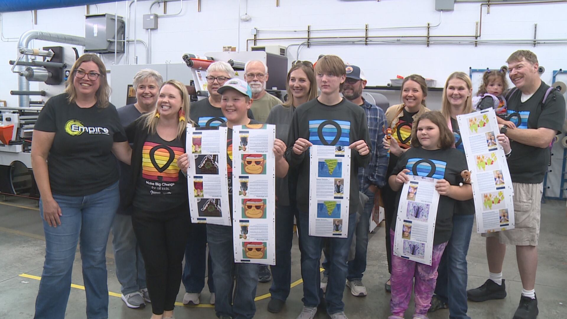 Children’s Miracle Network children get to see holiday cards they created