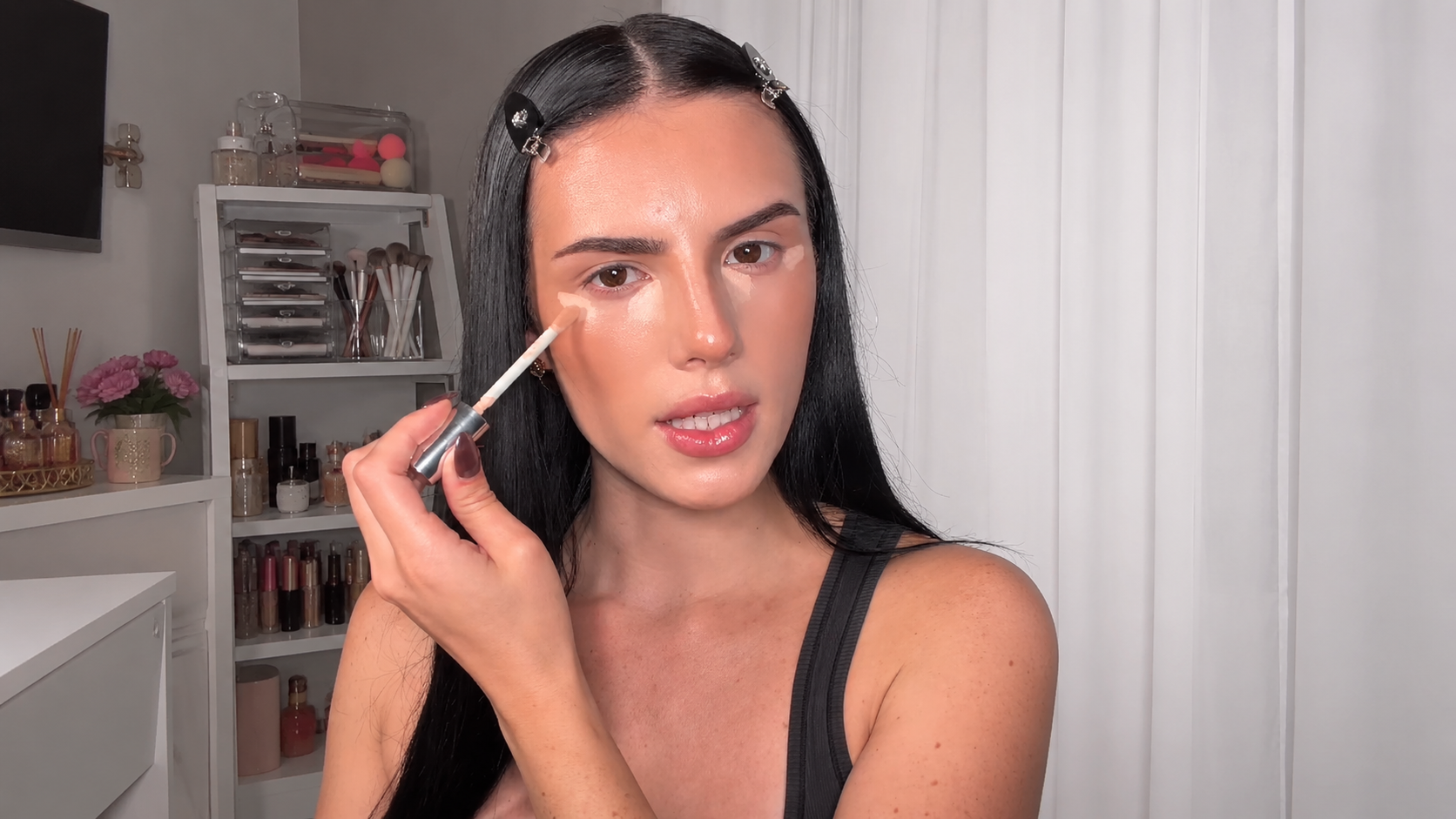 Full face of makeup with a $500 budget