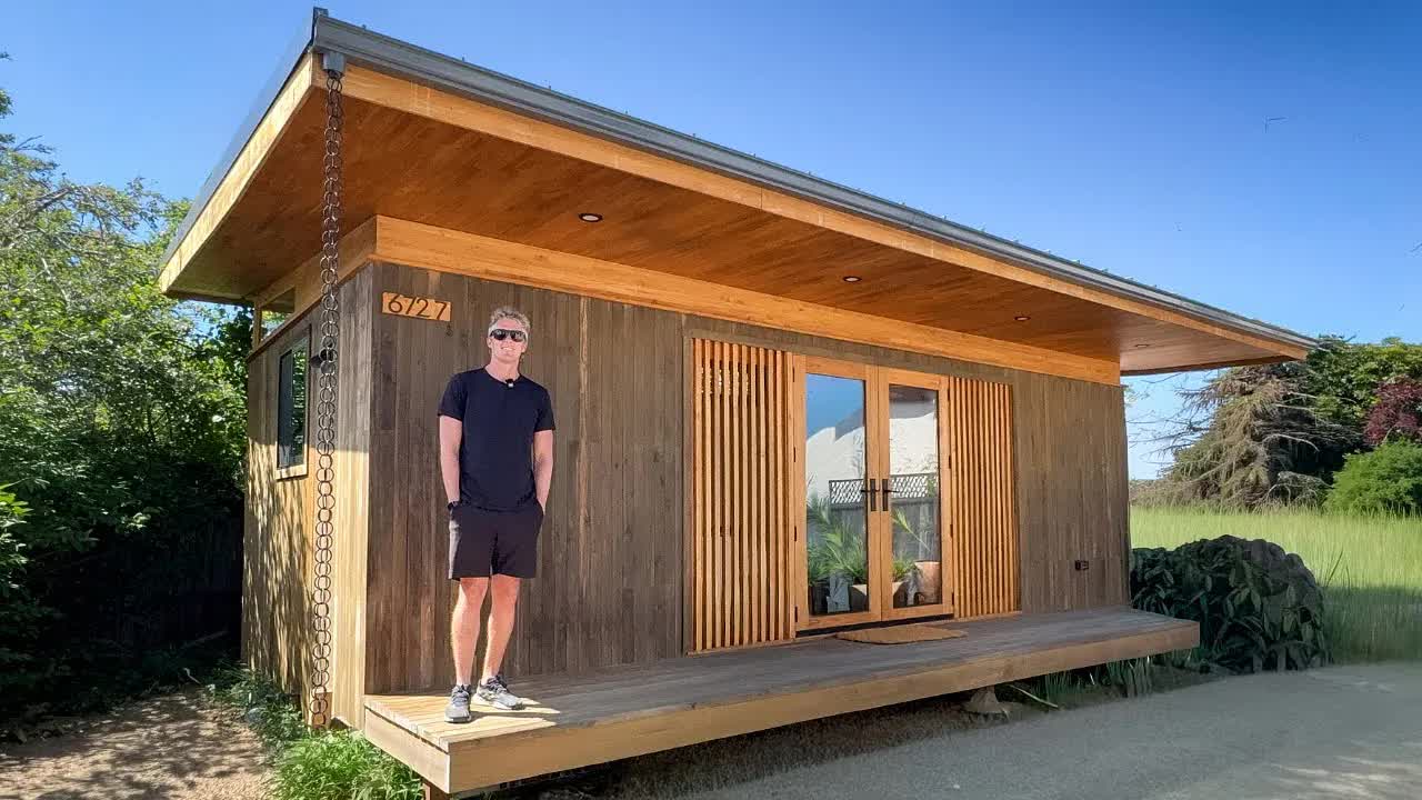 I found a 300 sq ft prefab home hidden in a California backyard!