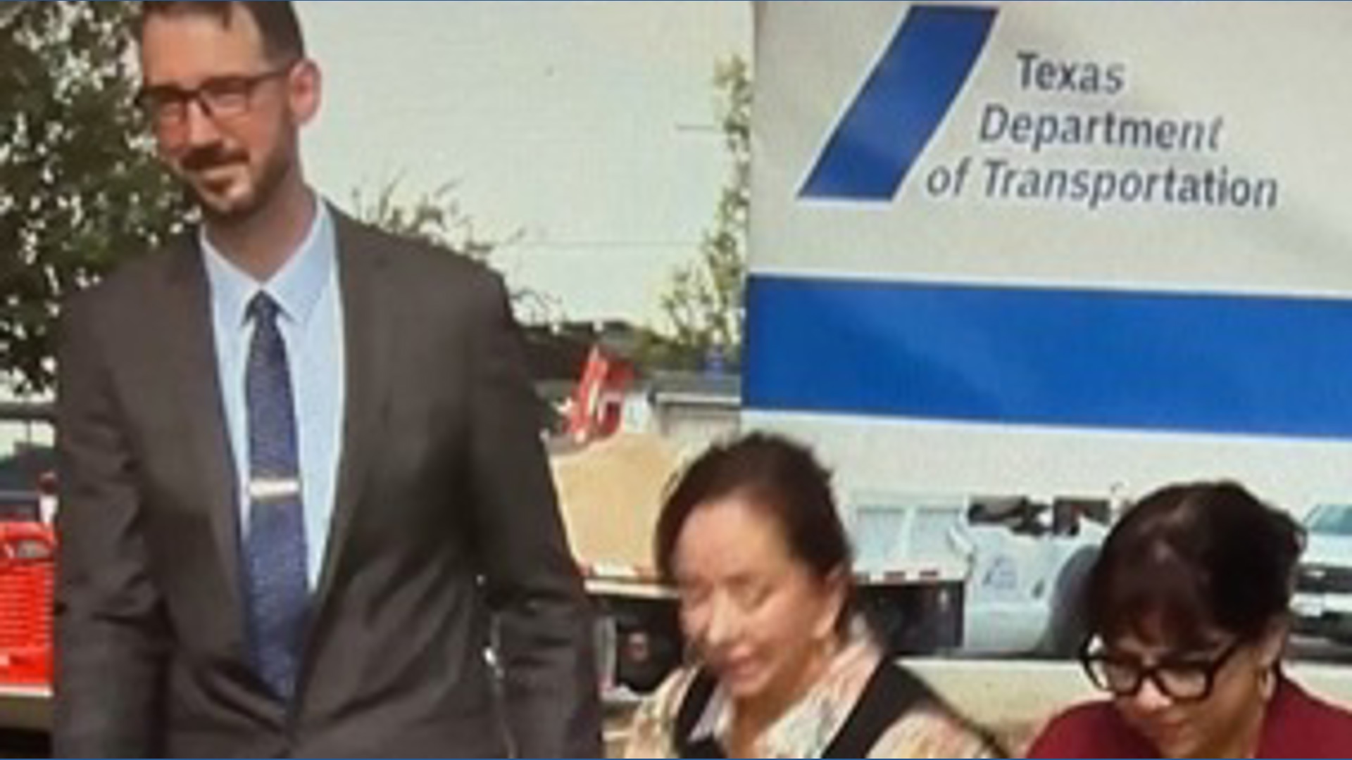 Diverging diamond groundbreaking ceremony
