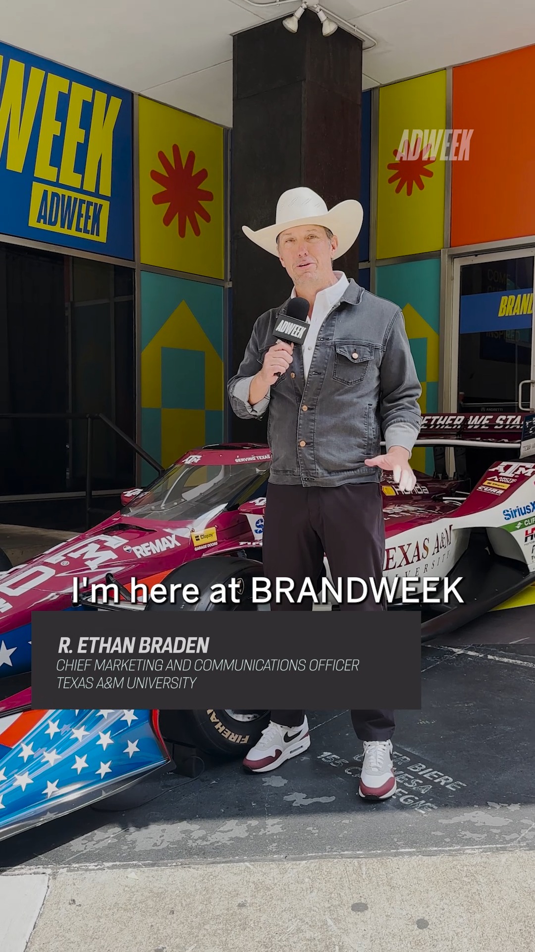 Ethan Braden promotes positivity at Brandweek, aligning with Texas A&M ...