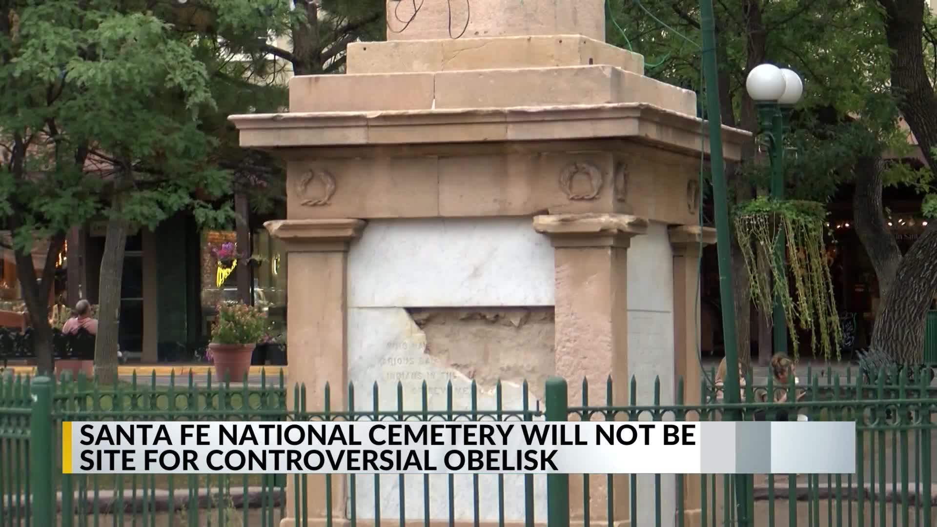 Santa Fe National Cemetery will not accept Soldiers’ Monument obelisk