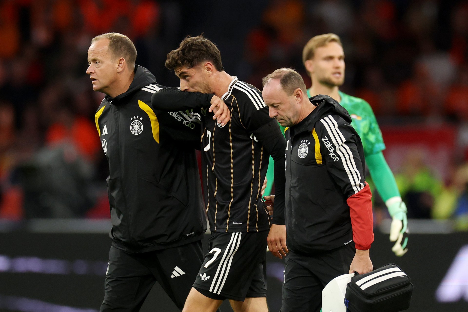 Arsenal forward Kai Havertz suffers injury during Germany vs Netherlands