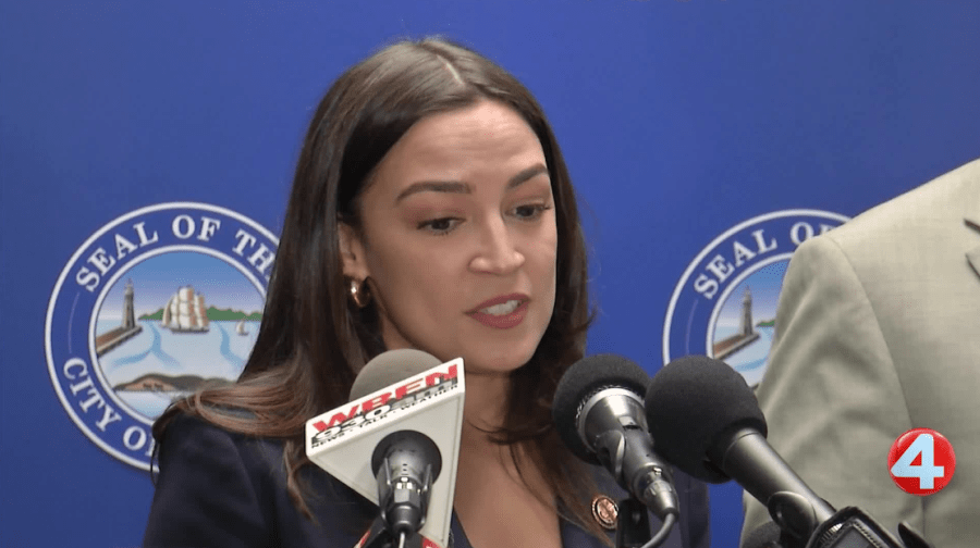 Alexandria Ocasio-Cortez visits Buffalo for voting initiative