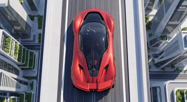 We asked Google Gemini to create a Ferrari in 2050 and this is what it ...