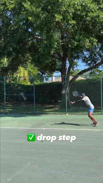 Forehand footwork