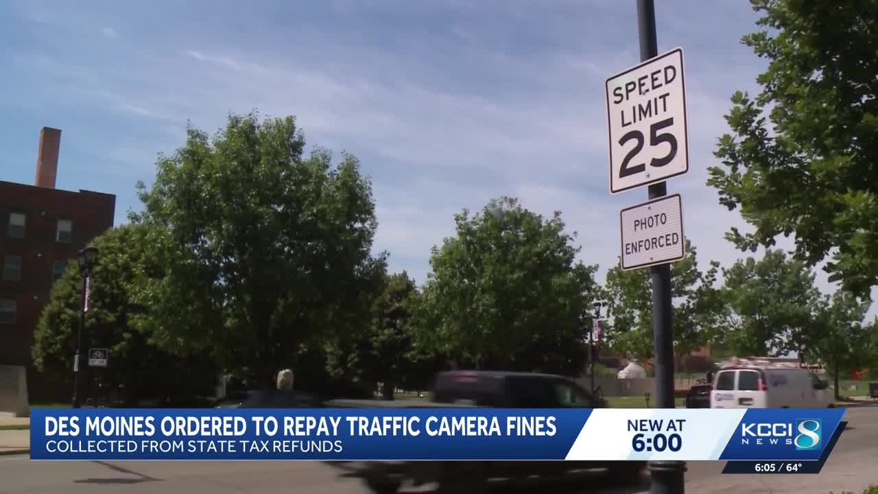 Des Moines must repay drivers for traffic-camera fines taken from tax ...
