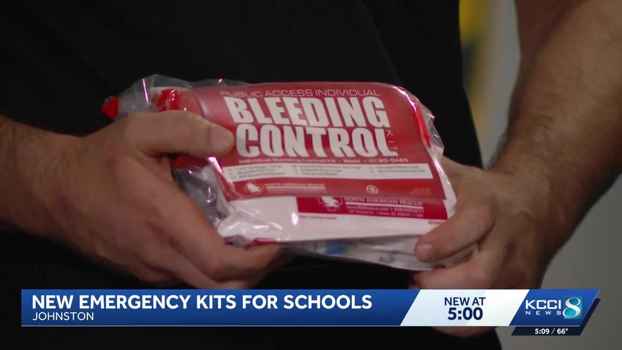 Johnston and Grimes schools receive Stop the Bleed kits