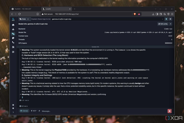 Gemma 4 runs fine on my laptop, but putting it on my NAS is what ...
