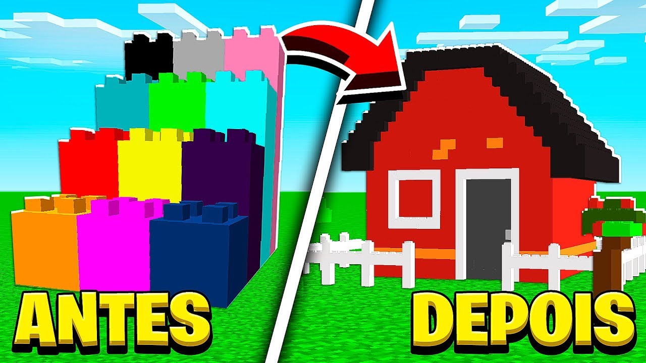 Como era o mod de Lego no Minecraft antigamente!