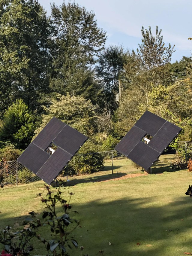 DIY solar build turns into 'functional yard art,' but fixed panels ...