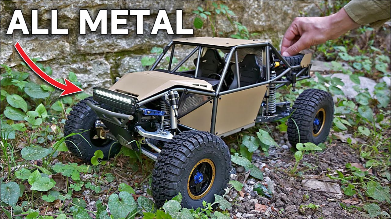 Building a detailed 1/8 scale metal off road RC vehicle