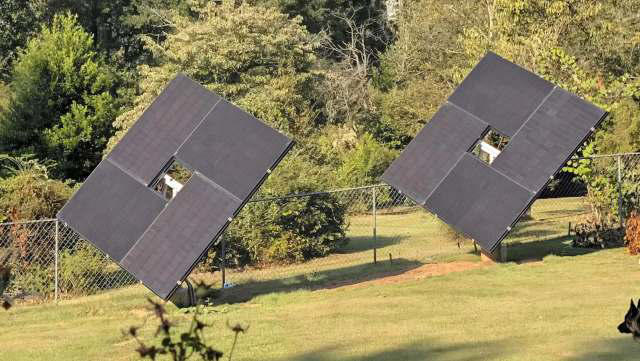 DIY solar build turns into 'functional yard art,' but fixed panels ...