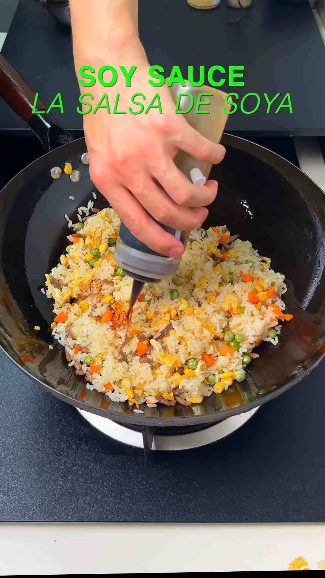 Easy beef fried rice for a quick wok meal