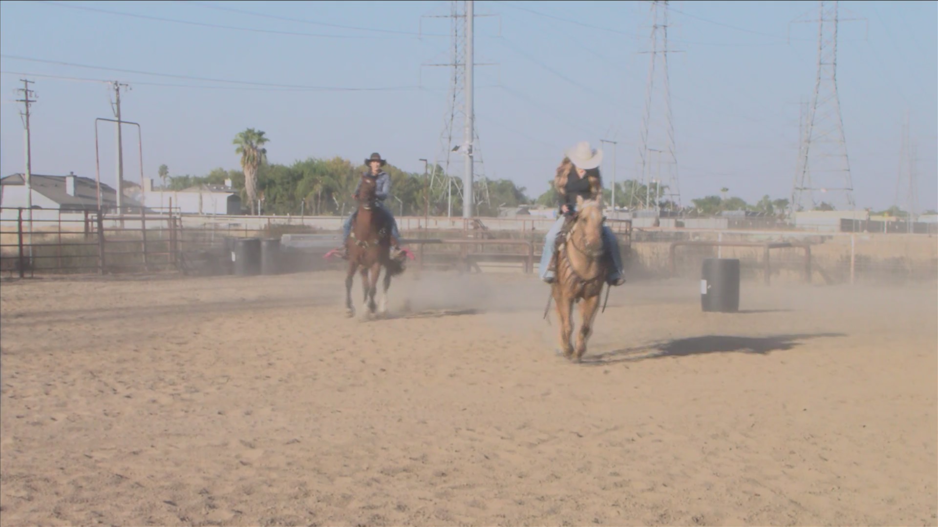 Barrel racing best friends saddle up for rodeo at Kern County Fair