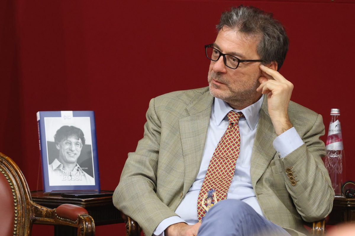 Giancarlo Giorgetti (foto Imagoeconomica).