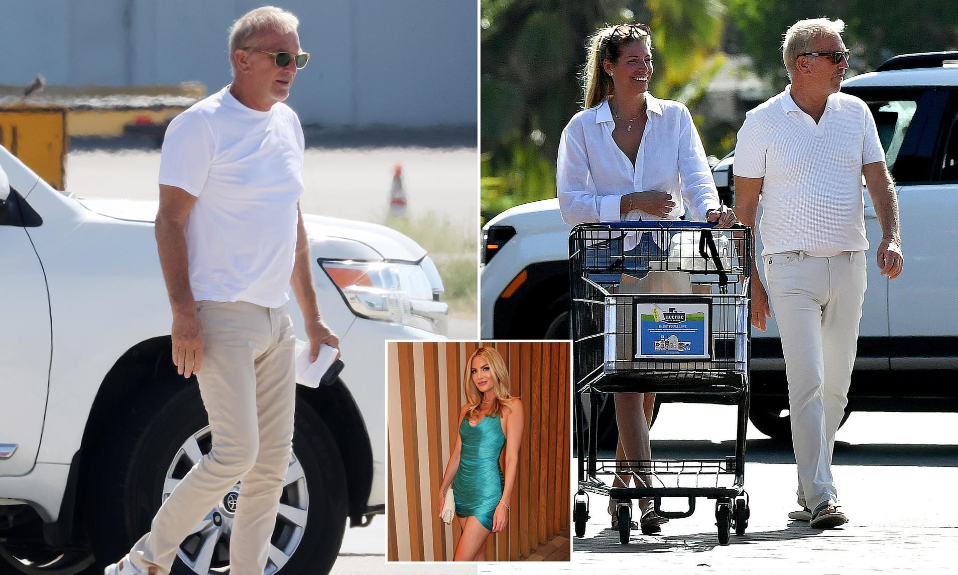 Hollywood's most eligible bachelor Kevin Costner, 71, looks youthful as ...
