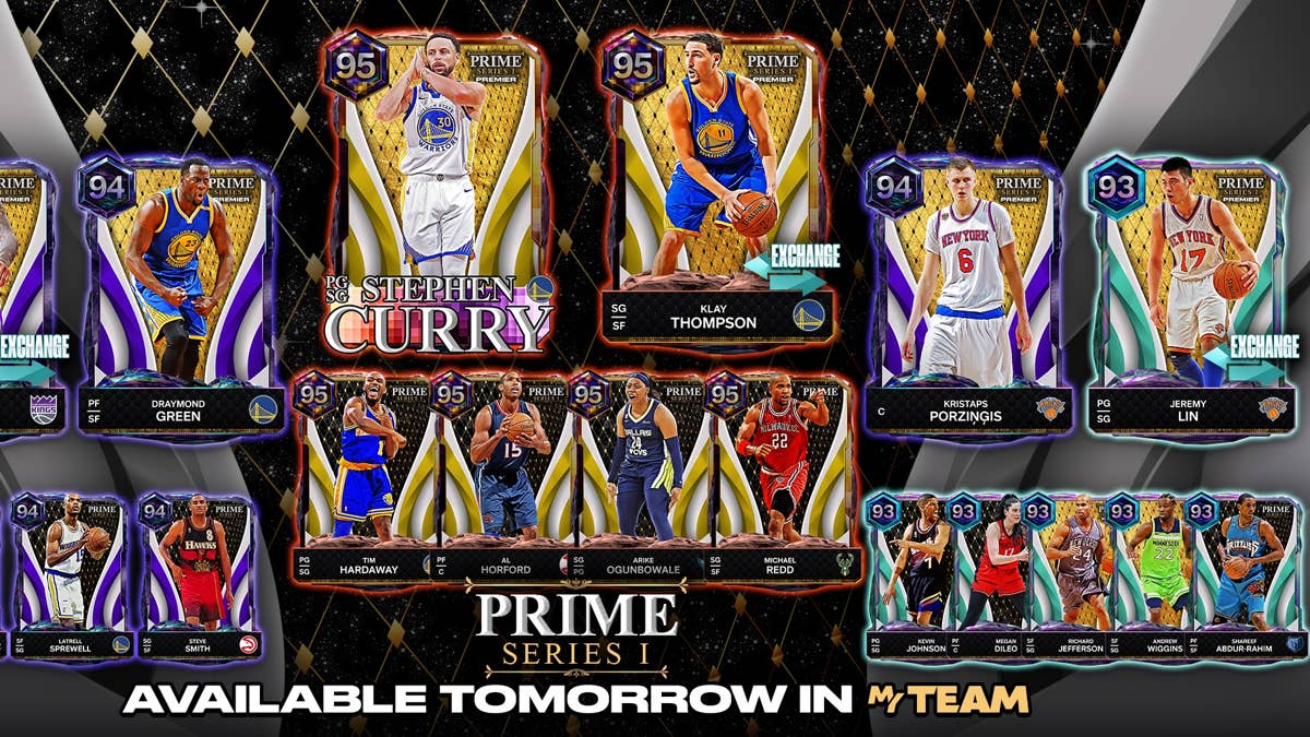 NBA 2K27's PRIME Series I brings a 95 OVR pixel cut Curry to MyTEAM