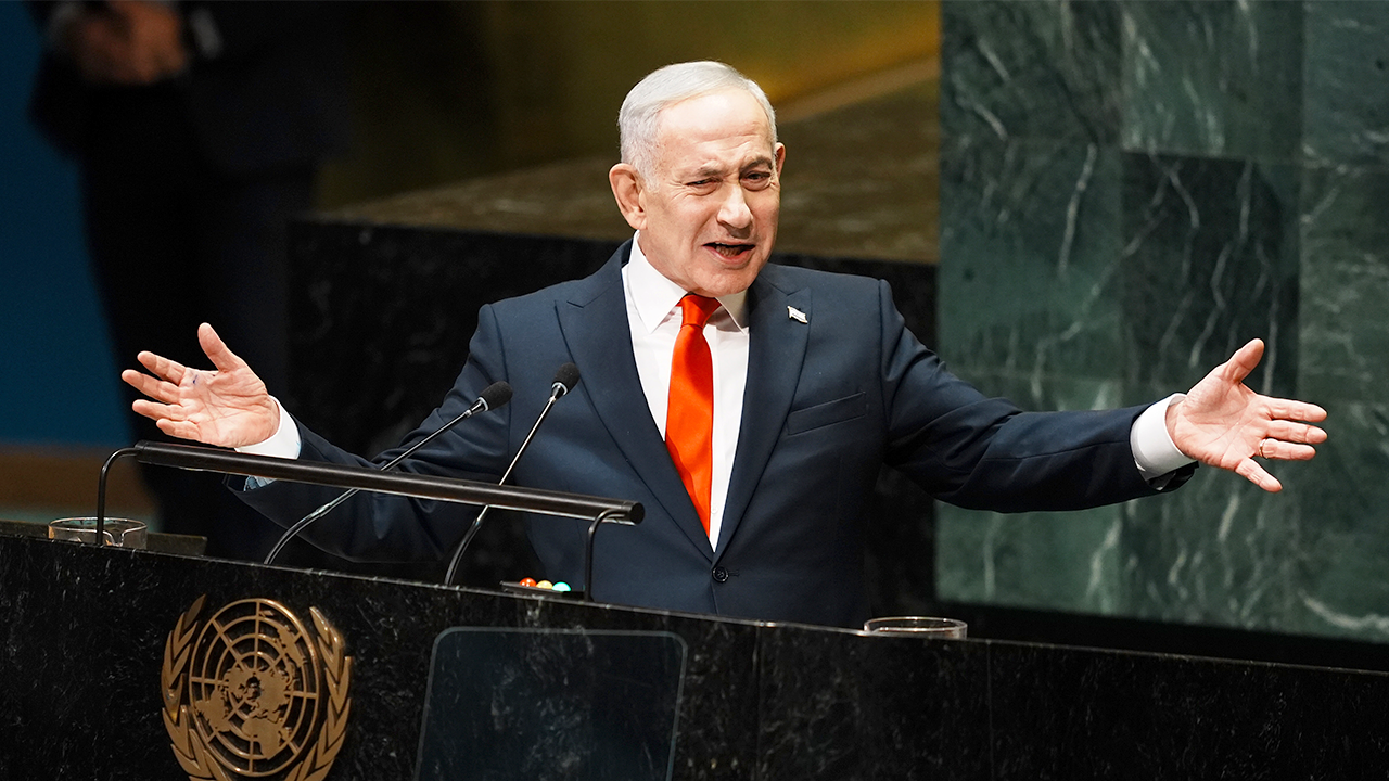 Watch: Mass walkout before Netanyahu speech prompts fiery response from ...
