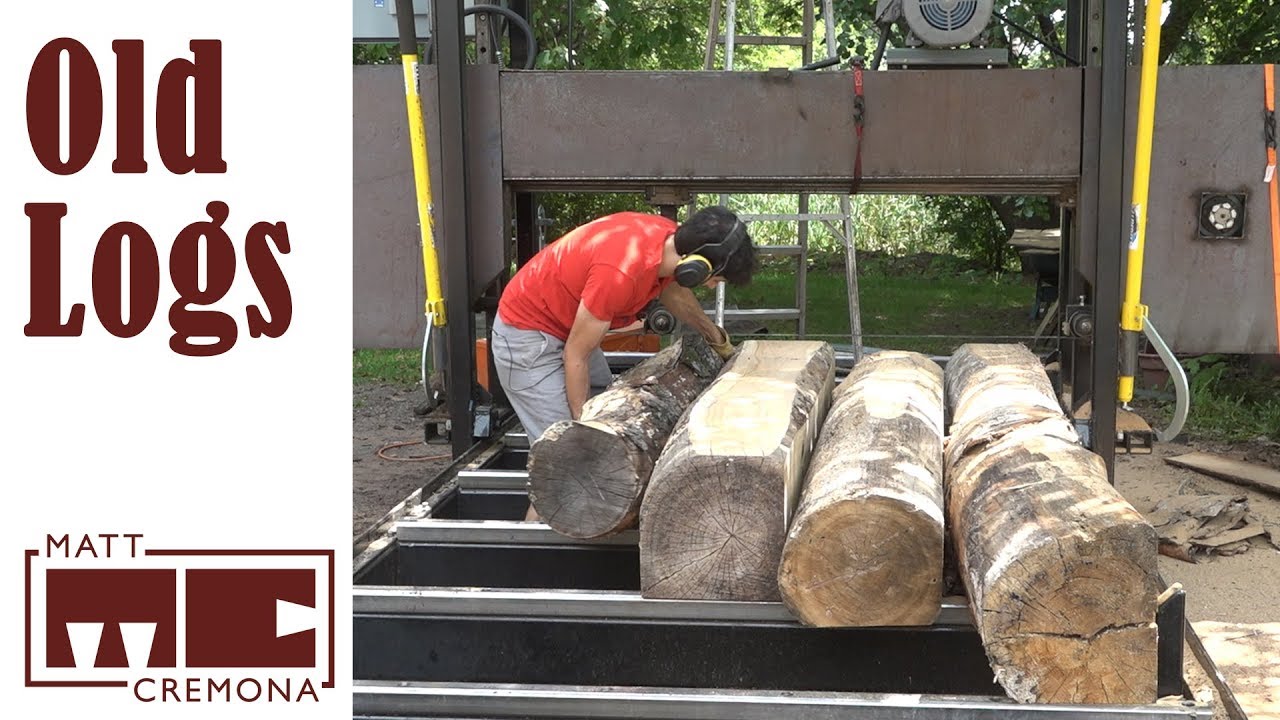 Sawing old logs: timing tips for lumber