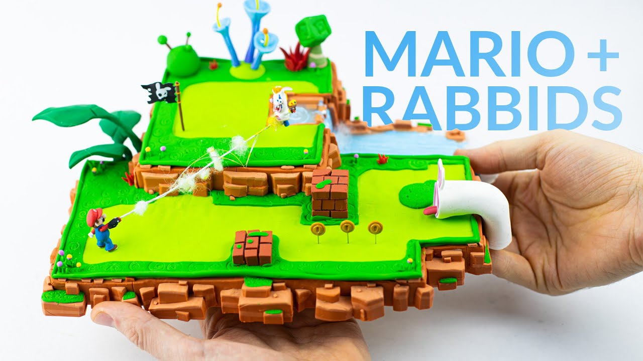Creating Mario + Rabbids Kingdom Battle with clay