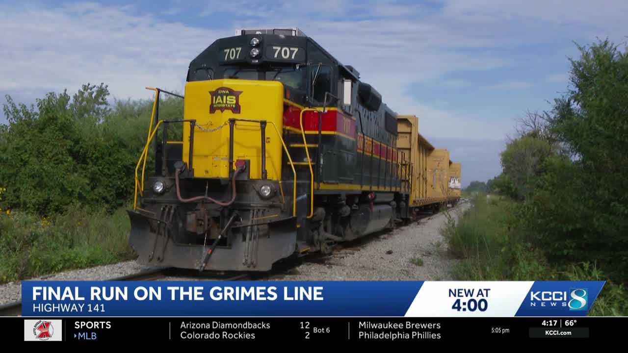 Train enthusiasts gather to mark possible final run of Iowa’s Grimes Line