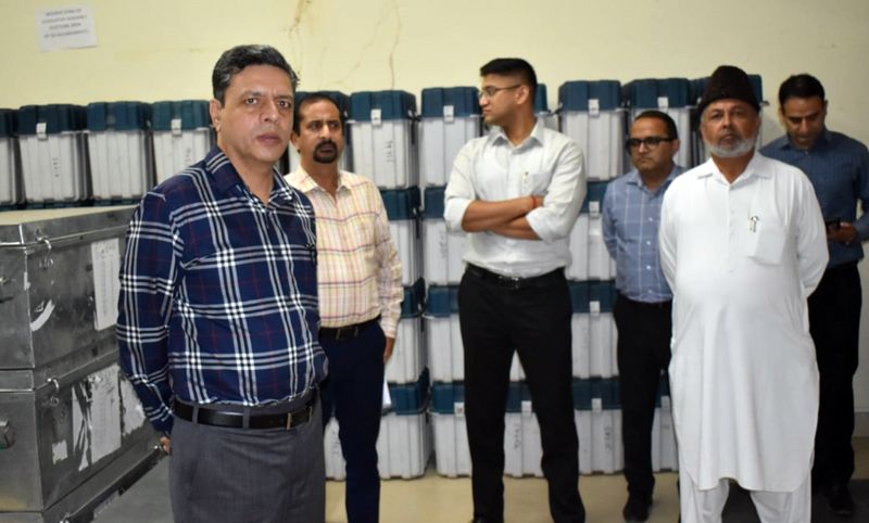 CEO inspects EVM warehouse in Reasi, reviews security protocols