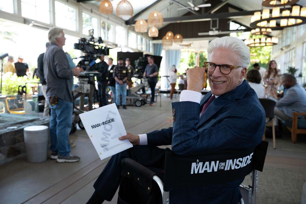 Mayor Lurie crashes set of Netflix series, meets with Ted Danson