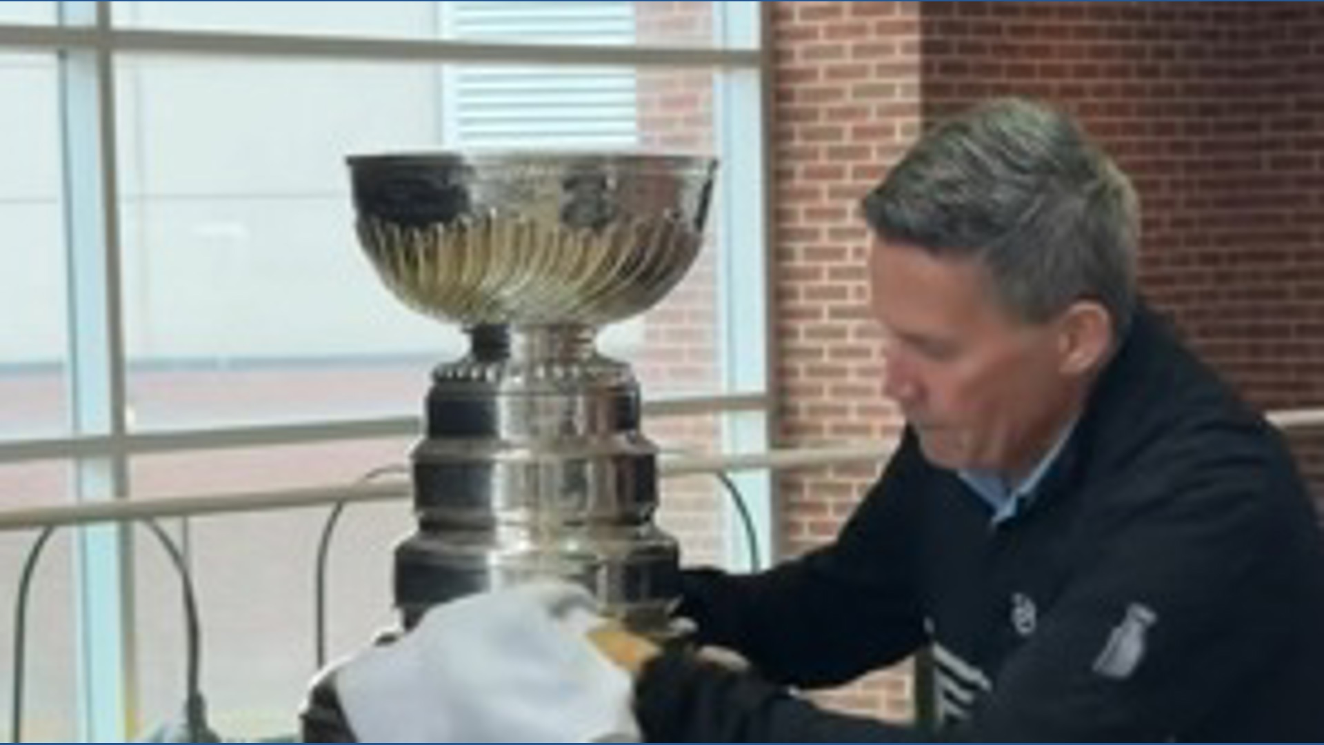 The Stanley Cup is at First Horizon Coliseum