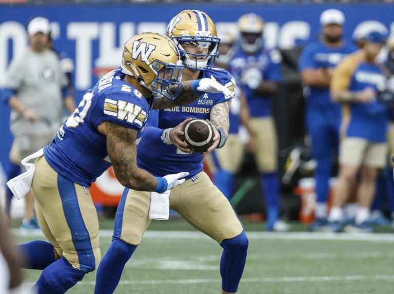 Bombers turn to Brown at QB as they welcome Argonauts for crucial game