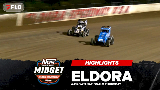 Highlights | 2026 USAC midgets Thursday at Eldora Speedway