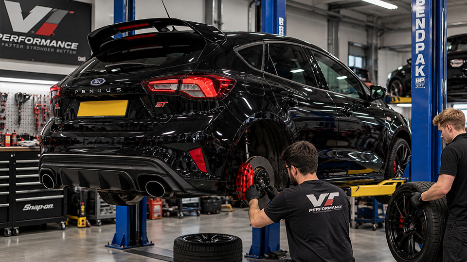 Braking performance finally matches the engine power