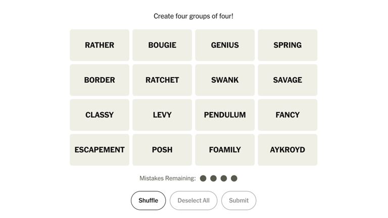 Get today's NYT Connections puzzle hints and answers for September 25, 2026